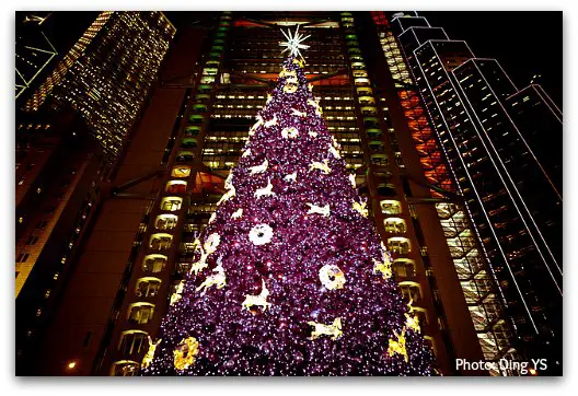 Tiffany Christmas Tree Winterfest Hong Kong