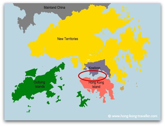 Hong Kong By Area What Is Where Lets Get Oriented - 